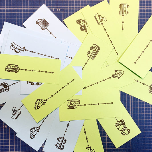 シンプルなぬいさし(乗り物)