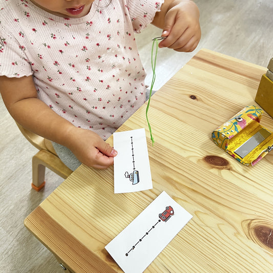 シンプルなぬいさし(乗り物カラーバージョン)