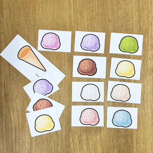 アイスクリームタワー(はさみの活動)