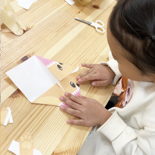 折る活動(パクパクアニマル)