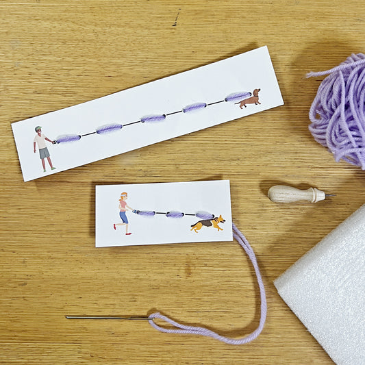 ぬいさし(犬の散歩)シート