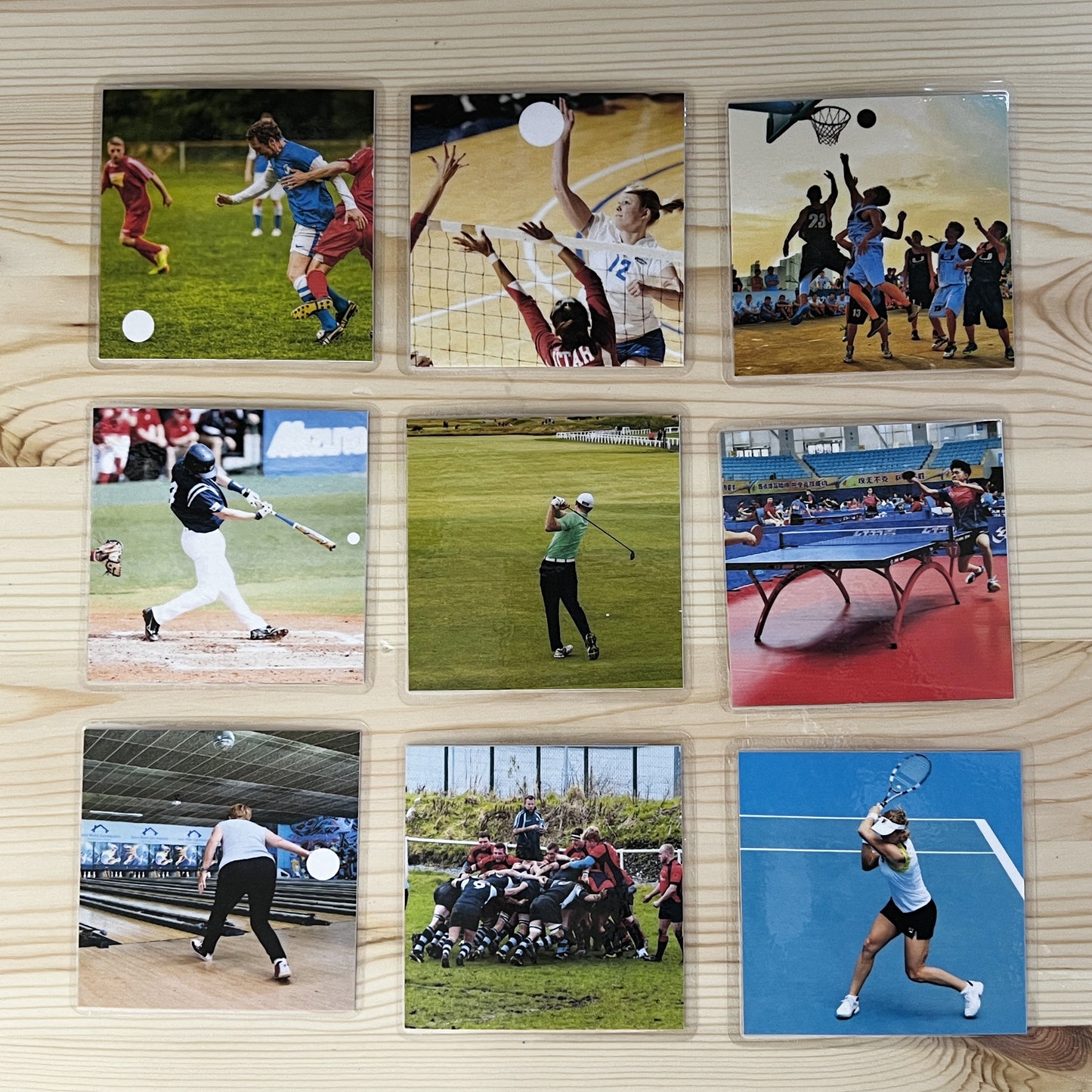 Sports and Ball Matching Cards