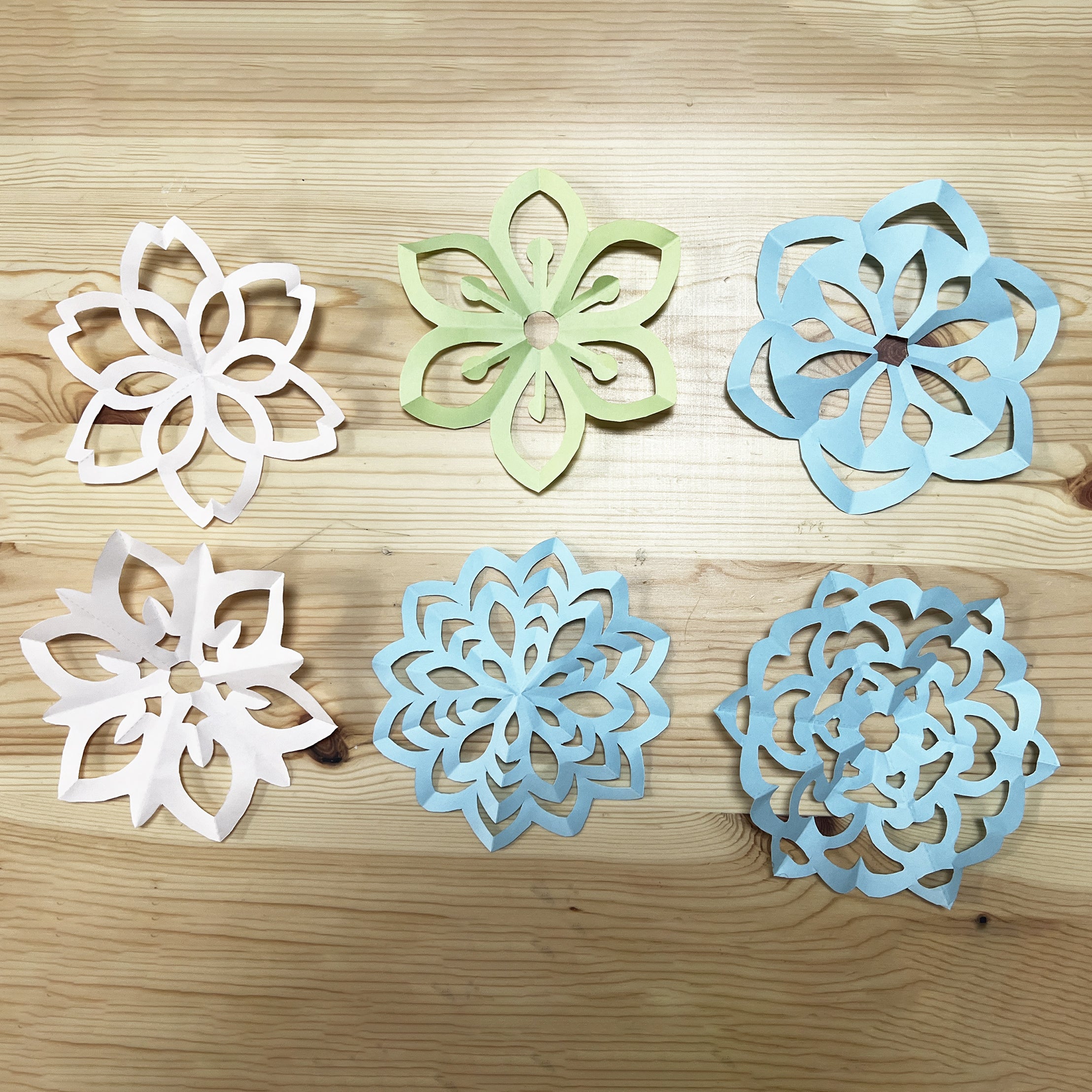 Flower Kirigami (Fold-and-Cut Paper Art) Activity – Montessori Resource ...