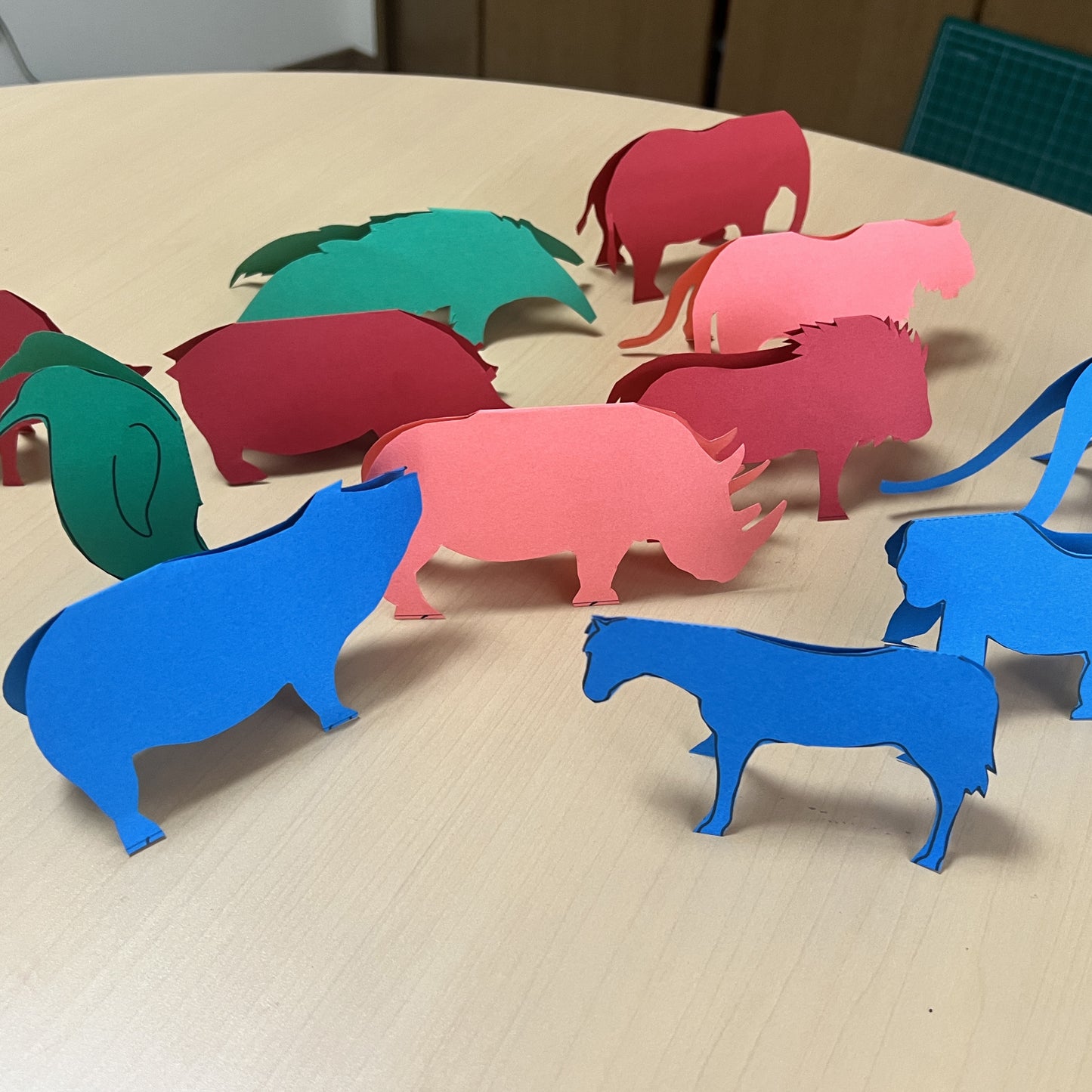 Animal Craft: Standing Animals Scissor Activity