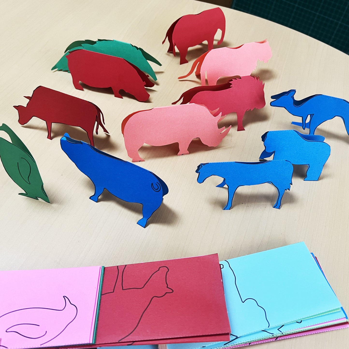 Animal Craft: Standing Animals Scissor Activity