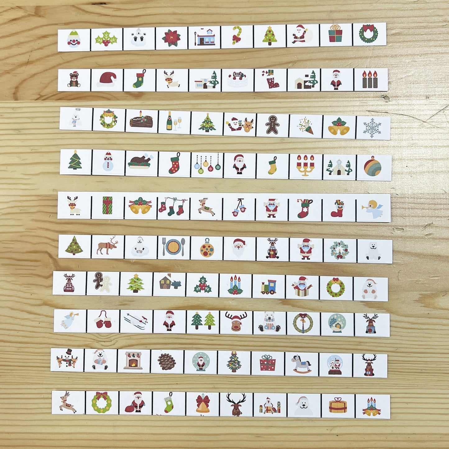 Cutting Fun for Christmas! Simple Strip Cutting Sheets