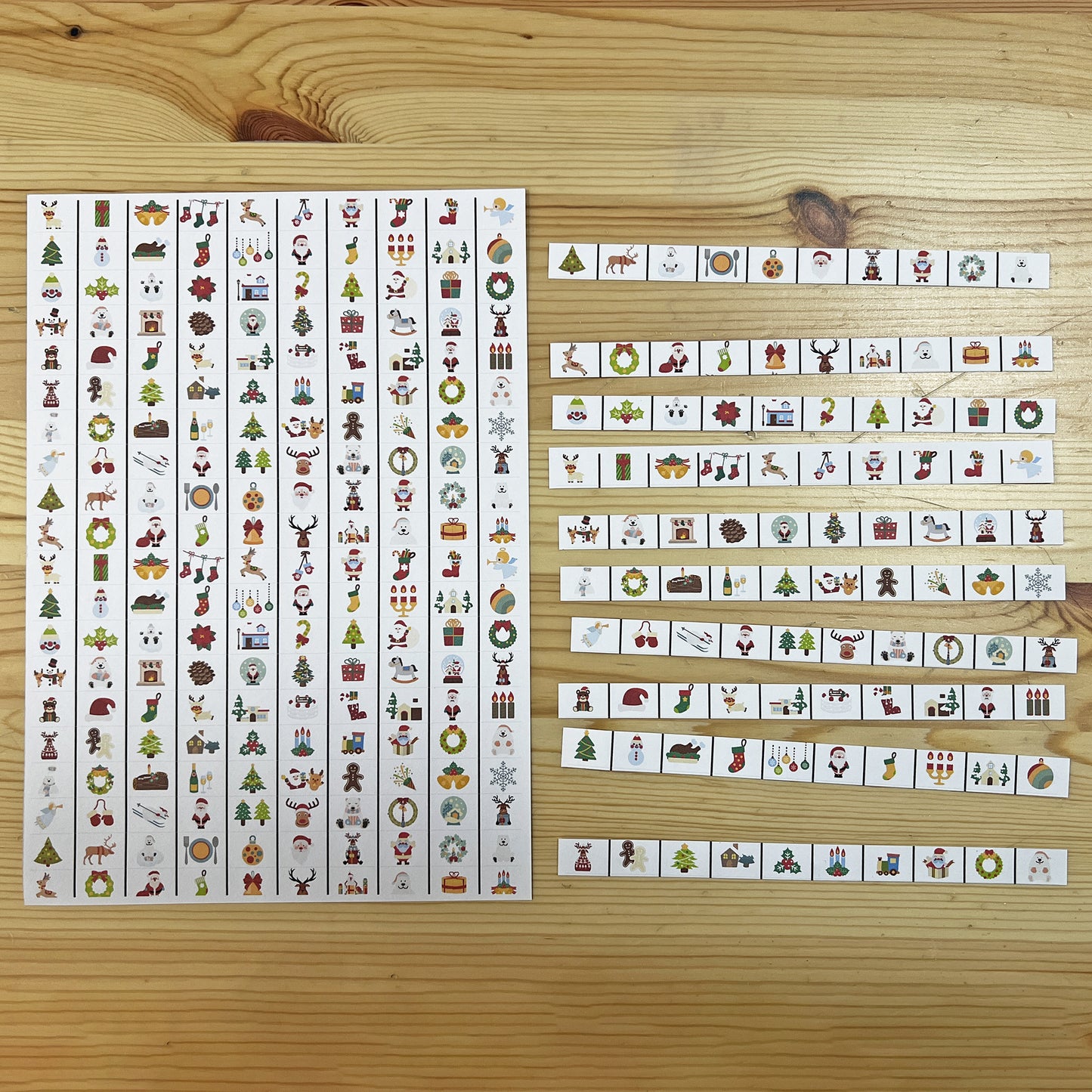 Cutting Fun for Christmas! Simple Strip Cutting Sheets