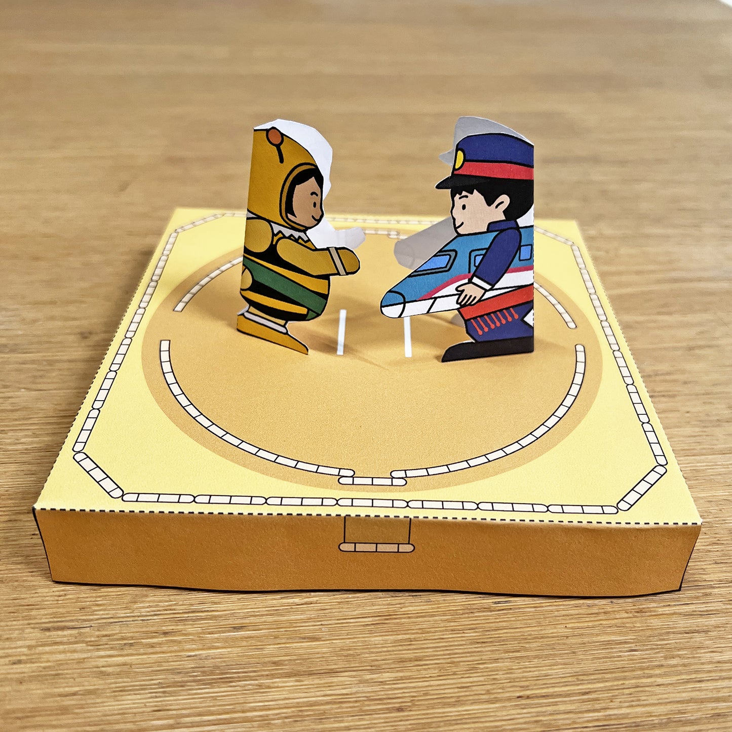 Japanese Paper Sumo Craft – Printable Make-and-Play Activity