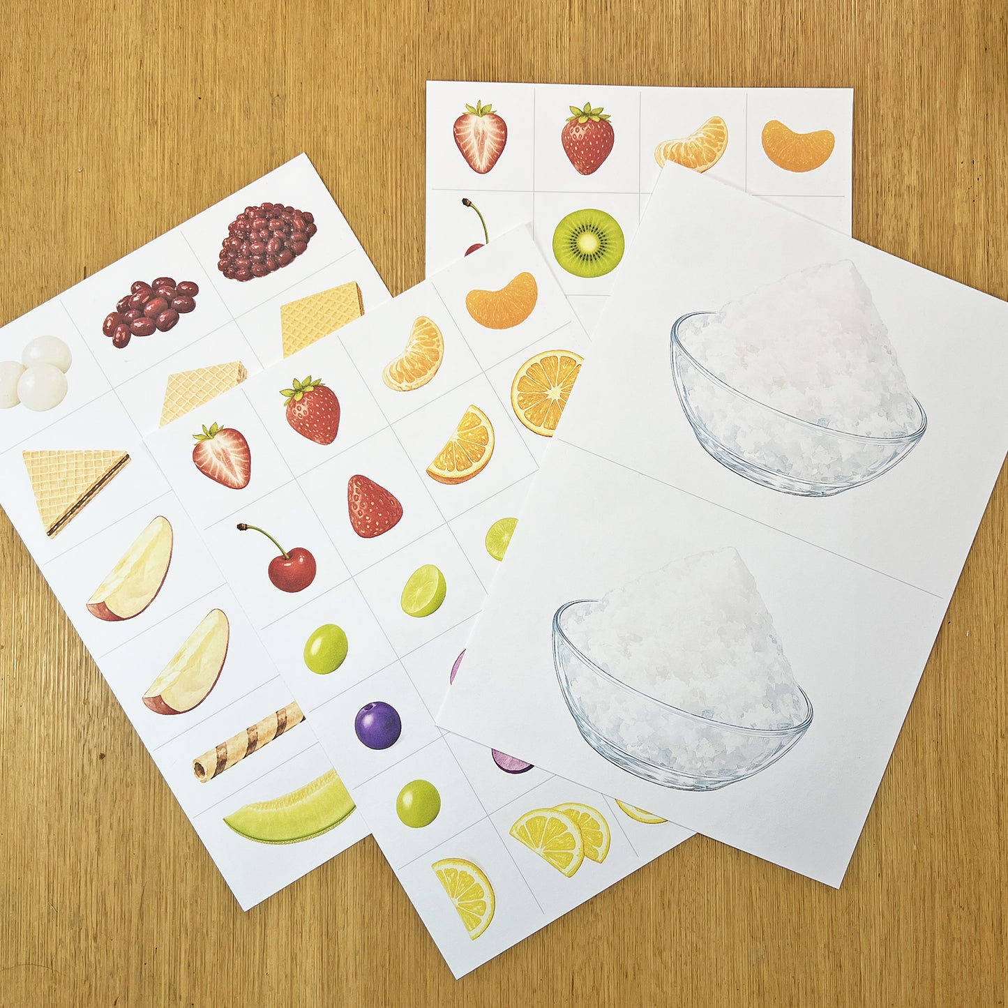 Create Your Own Shaved Ice! Watercolor Decoration Art