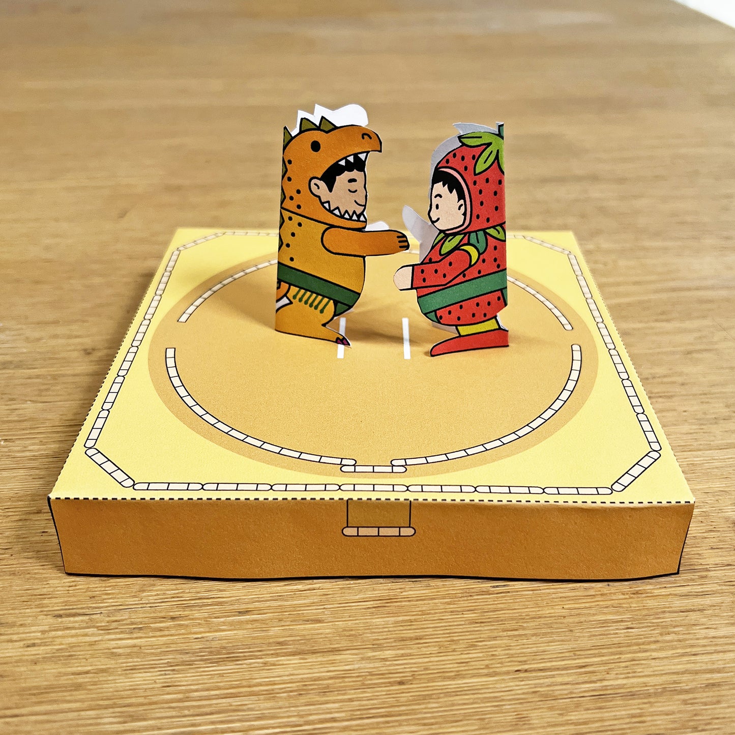 Japanese Paper Sumo Craft – Printable Make-and-Play Activity