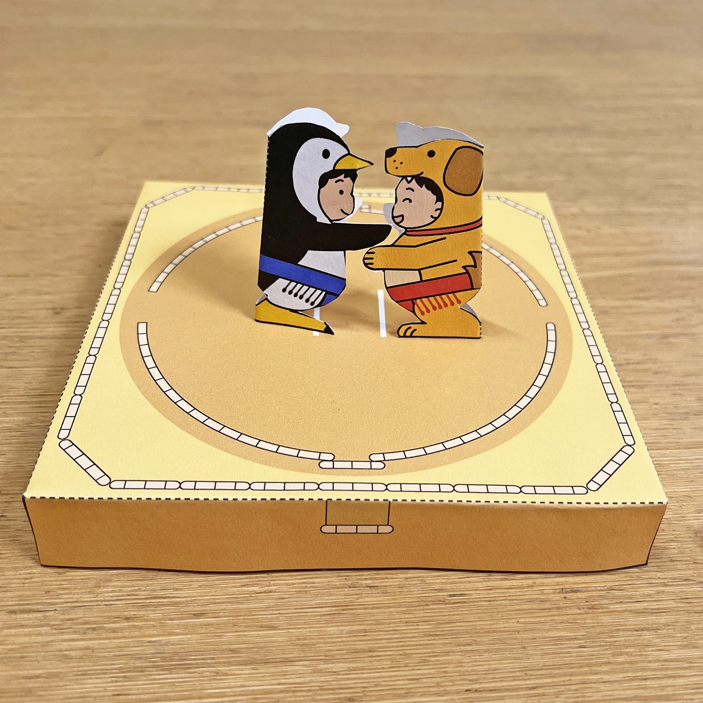 Japanese Paper Sumo Craft – Printable Make-and-Play Activity