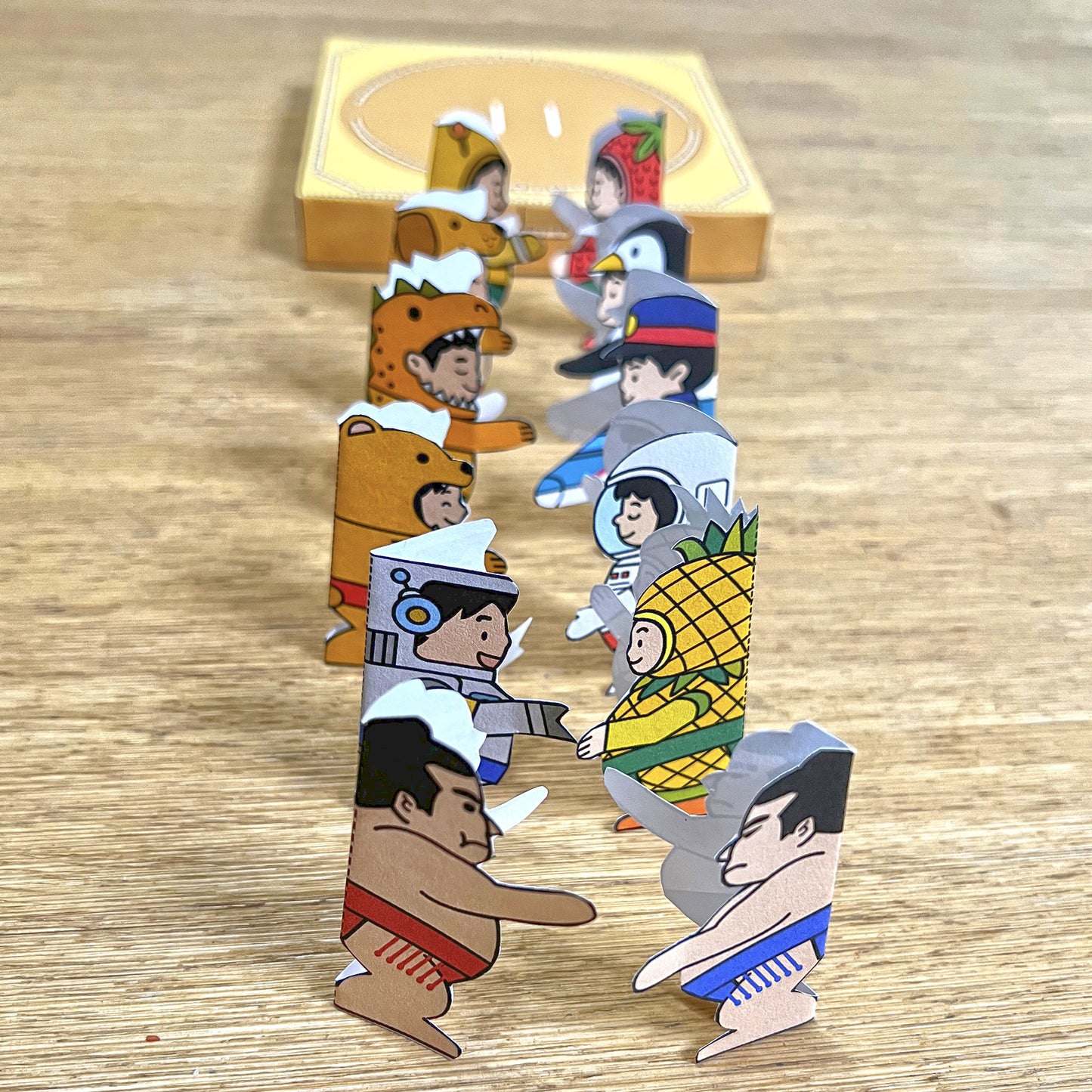 Japanese Paper Sumo Craft – Printable Make-and-Play Activity