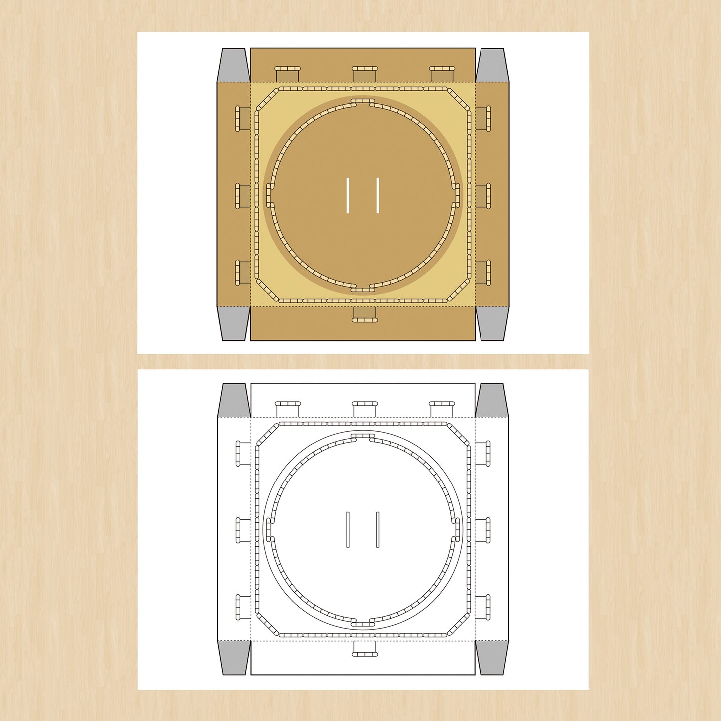 Japanese Paper Sumo Craft – Printable Make-and-Play Activity