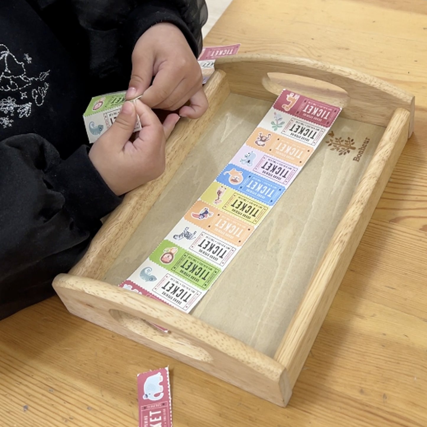 Zoo Ticket Tearing: A Fun Fine Motor Skill Activity for Kids