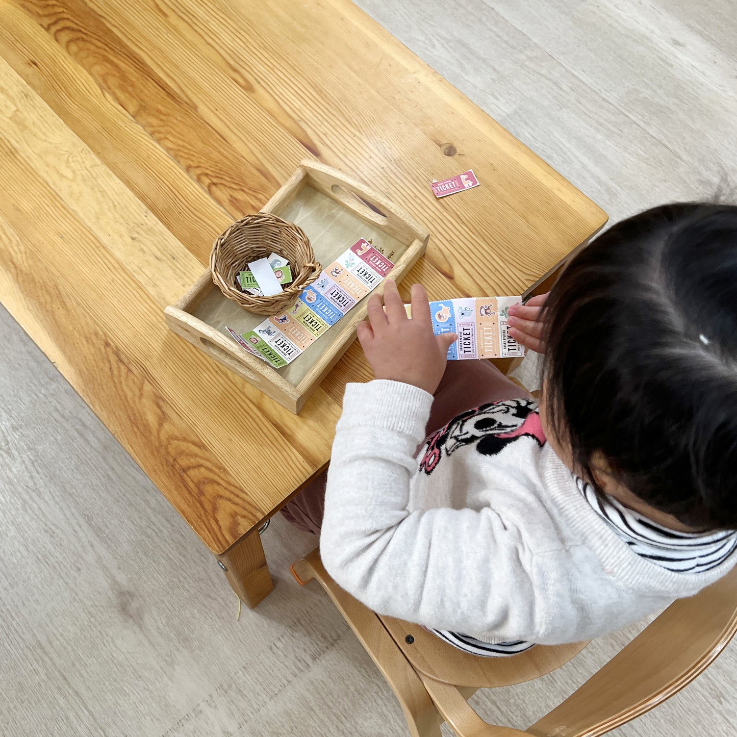 Zoo Ticket Tearing: A Fun Fine Motor Skill Activity for Kids