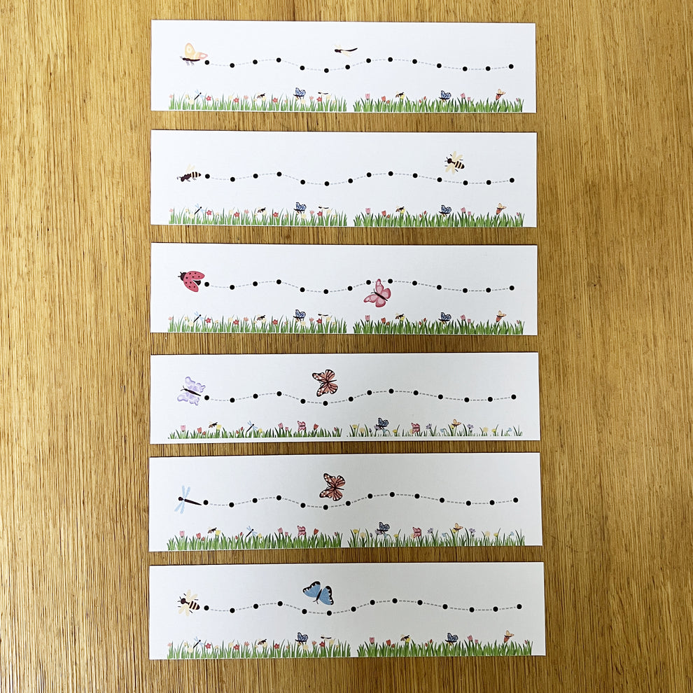 Insect Flight Activity Sewing Activity Sheet : Insects flying around flowers – Montessori ...