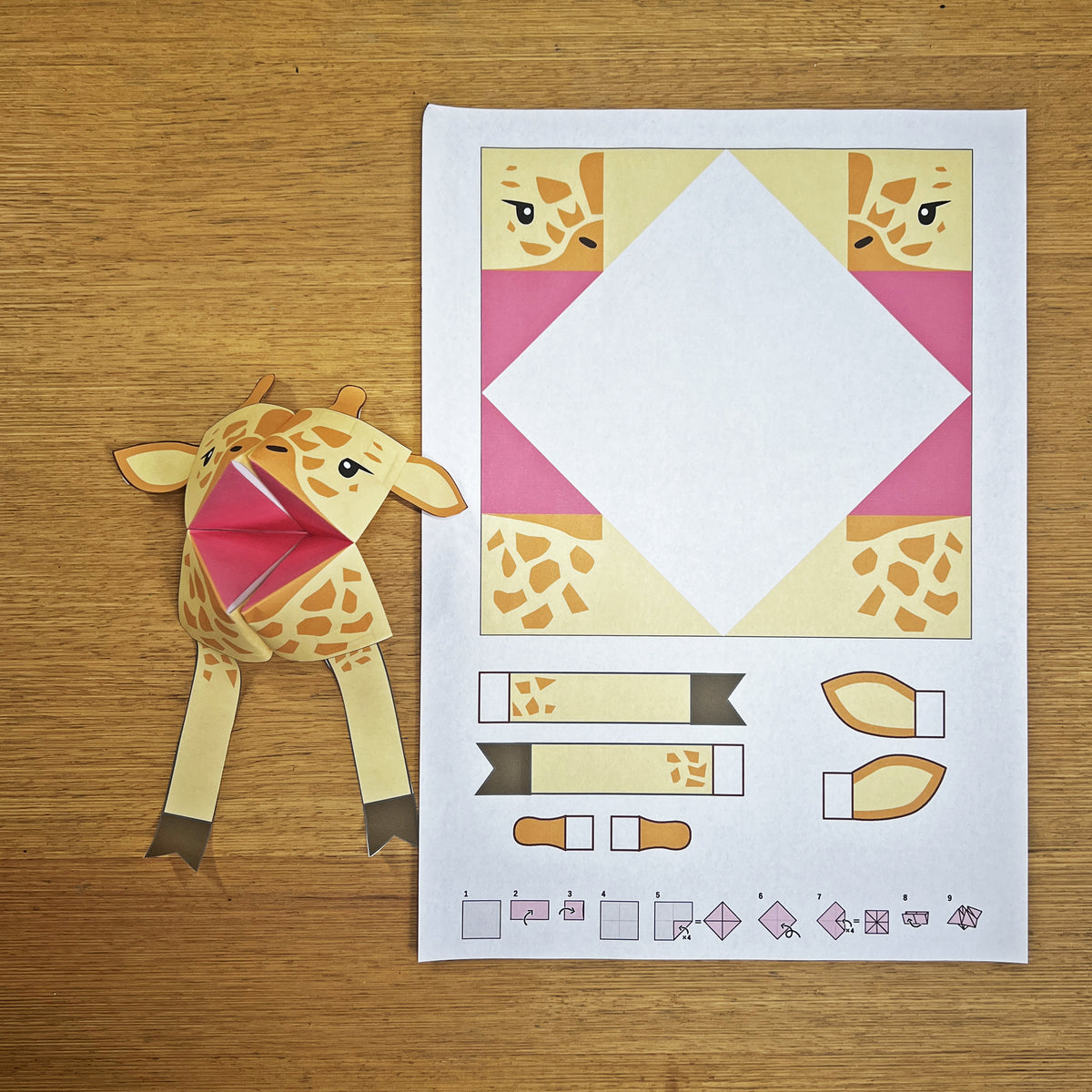PAKU PAKU Animals 2 - Paper folding activity – Montessori Resource ...