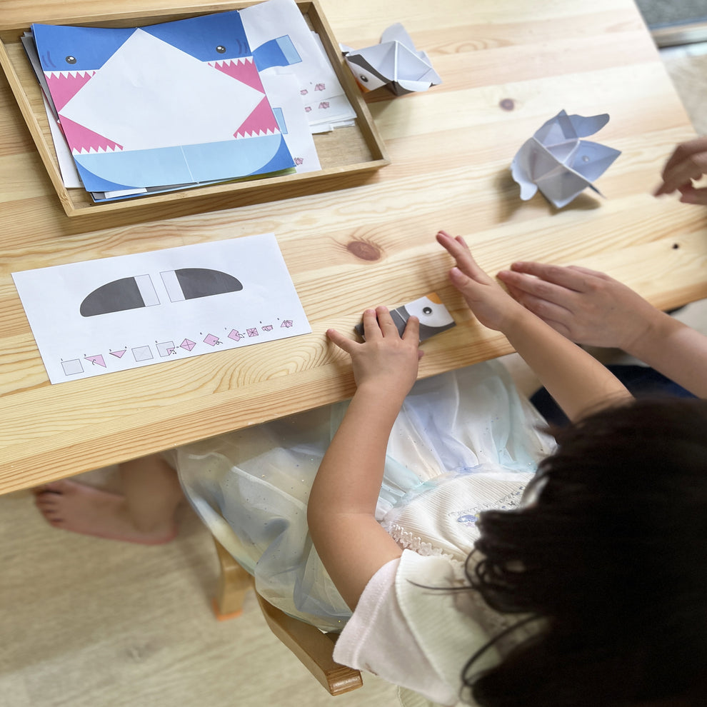 PAKU PAKU Animals 2 - Paper folding activity – Montessori Resource ...